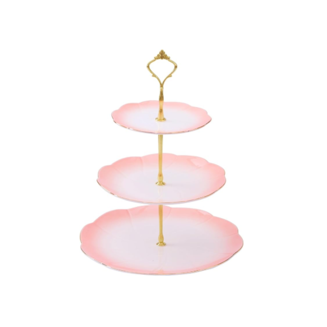 Pink Gradient Dessert Stand